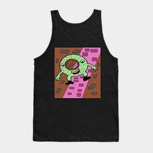 green pastry zombie donut Tank Top